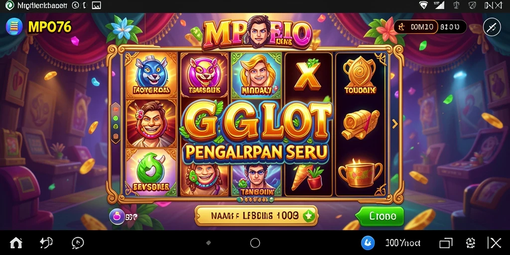 Tampilan menarik dari gameplay Slot MPO76 yang seru.