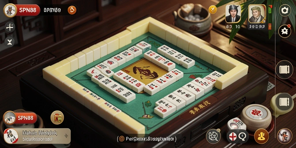 Tampilan gameplay SPN88 yang menarik dengan berbagai mode Mahjong.